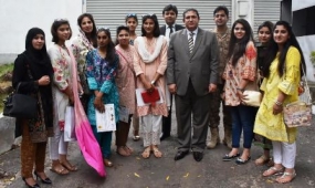Pakistan student delegation visits Sri Lanka