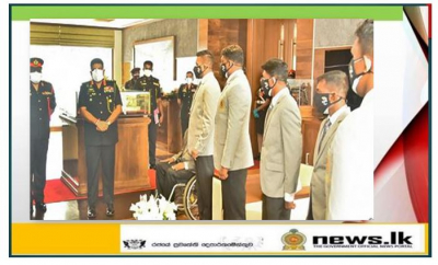 Sri Lanka’s Paralympians Captained by Army Sergeant Dinesh Priyantha Herath Receives Commander&#039;s Best Wishes