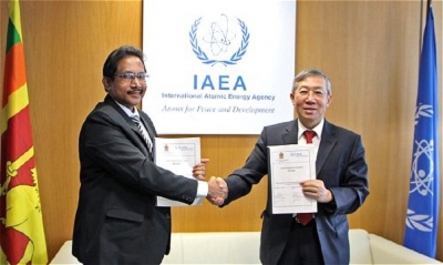 Sri Lanka signs  Country Programme Framework with IAEA