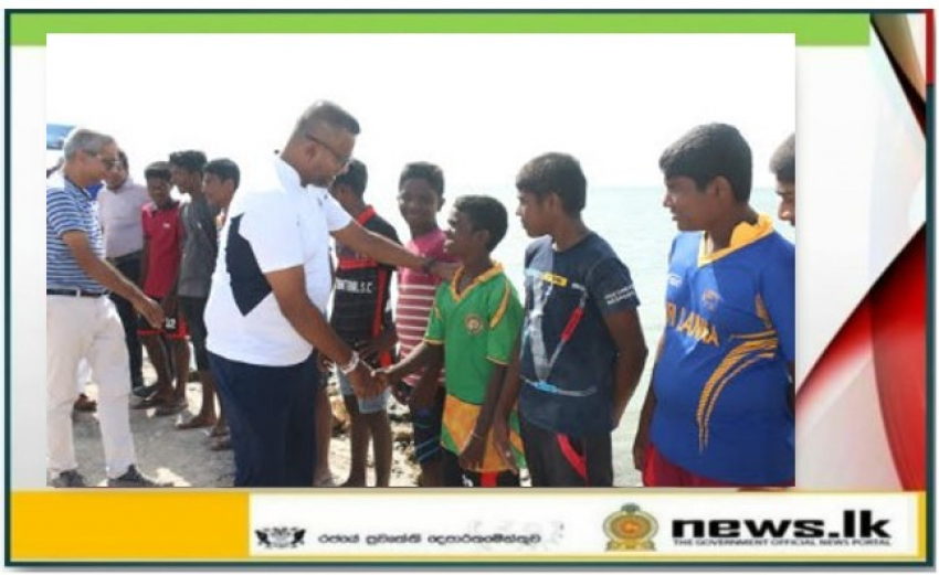 Navy lends a hand to promote water sports in Northern Province