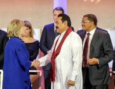 President Rajapaksa Joins Secretary Clinton at Clinton Global Initiative Annual Meeting