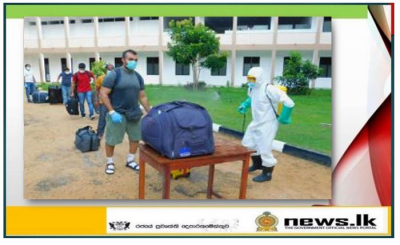 Fifteen (15) inmates leave Kalpitiya and Boossa Naval quarantine centers