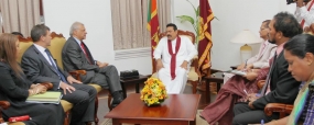 President ​Rajapaksa ​ welcomes Commonwealth Secretary-General  Kamalesh Sharma