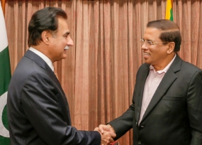 Pakistan&#039;s NA Speaker discusses National Govt. concept with SL President