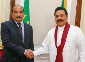 President Rajapaksa Holds Bilateral Discussions with President of Mauritania