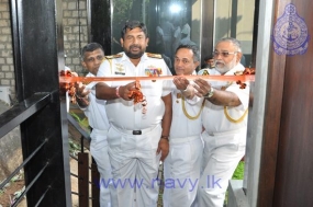 Navy Commander declares open 5 newly built rooms at Lake Front Resort in Kantale