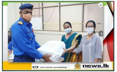 Navy donates protective face visors to Teaching Hospital-Anuradhapura