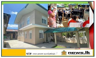 Navy assists with technology and labour for construction of a building for C T S Division at National Institute of Infectious Diseases