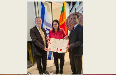 Sri Lanka opens an Honorary Consulate for Haifa and Northern Israel