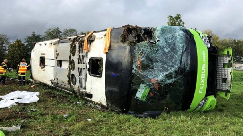 Lankan among 33 injured as bus overturns in France