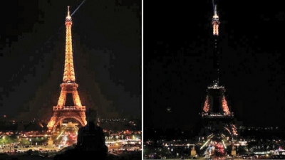 Eiffel Tower goes dark to honour Lankan attack victims