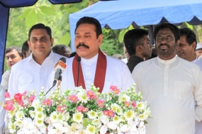 President opens Mahindodaya Lab at Bakinigahawela Muslim Central College