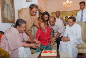 Dr. Lester James Peries turns 99...