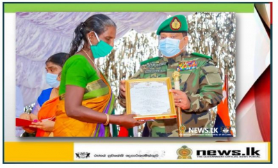 Army Efforts a “Symbol of National Unity,” Says Northern Governor Opening New Punkuduthivu Homes