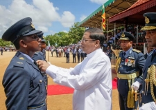 President lauds Sri Lanka Airforce's contribution for National Security