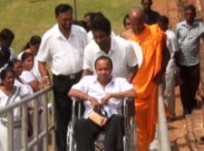 Facilities for the disabled devotees for Poson Poya
