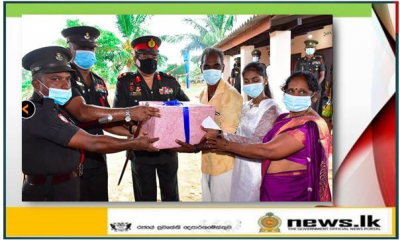 Two More Army Built Houses for the Homeless Warmed &amp; Inaugurated in Kilinochchi