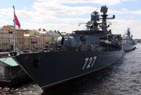 Russian Naval Ship &quot; Yaroslav Mudriy &quot; arrives at Colombo Port