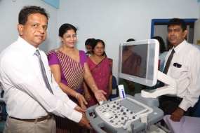 MoD SVU donates Ultrasound Scanner to National Cancer Hospital