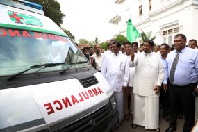 Emergency Ambulance Service launched in Gampaha