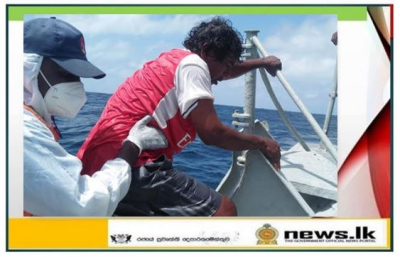Navy assists rescue of fishermen aboard fishing vessel in distress