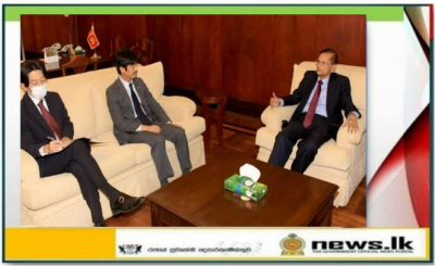 Foreign Minister Peiris meets with Japanese Deputy Head of Mission