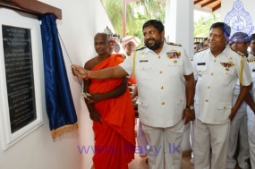 Commander of the Navy bestows the recuperation centre on the Maha Sangha