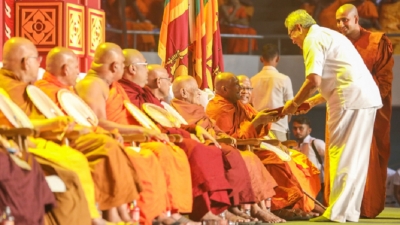 President attends the Vibhajjavada Dhamma Sangayana