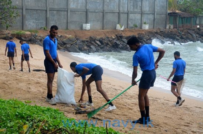 Navy takes to beach cleaningto making pollution-free coastal belt