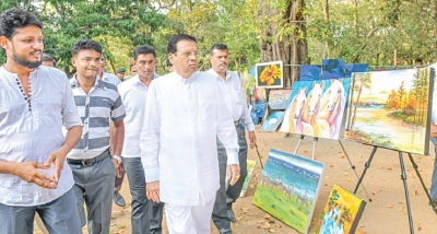 President visits Art Competition