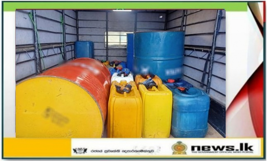 Navy seizes petrol stock worth over Rs. 900,000 in Kalpitiya
