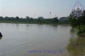 Navy reconstructs Meegahajadura Tank in Sooriyawewa