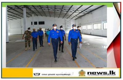 Commander of the Navy inspects health care facility expansion projects for COVID -19 treatment