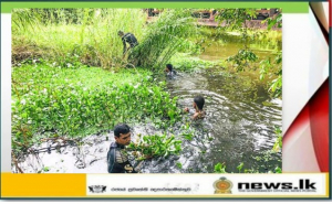 Navy pressed into action to clean remains collected in Deduru Oya near Anavilundawa area