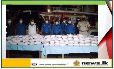 Navy seizes over 290kg of heroin worth more than Rs.2321 million