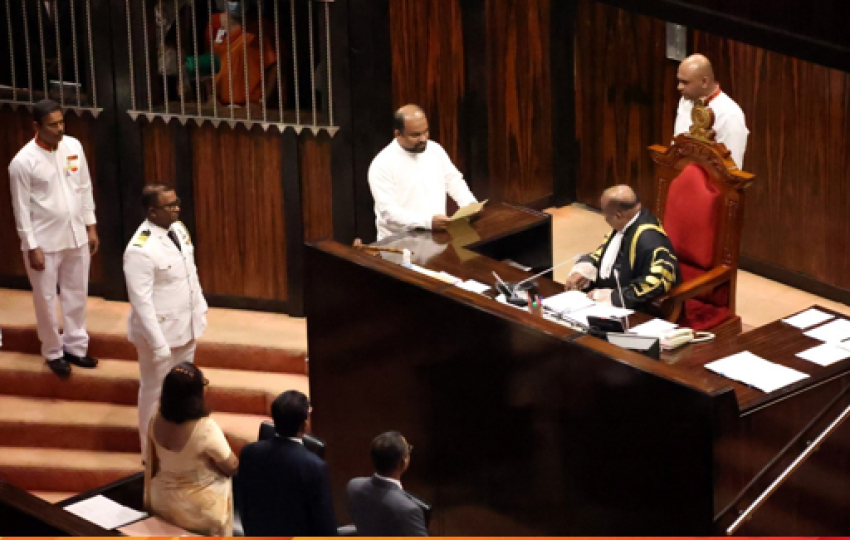 Hon. Jagath Priyankara sworn in as a Member of Parliament