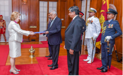 Four New Heads of Mission Presented Letters of Credence to the President