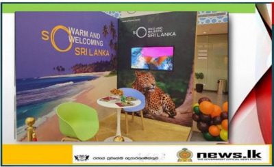 Sri Lanka Tourism promotional booth at the VFS center, Jeddah