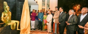 President unveils Avalokitheswara Bodhisathwa Statue in India
