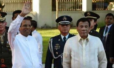 President visits Philippine  Police headquarters