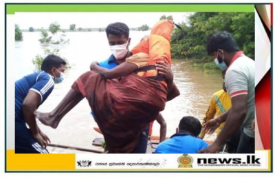 Navy rescues 29 flood victims in Puttalam district