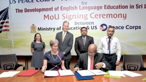 U.S. Peace Corps, Education Ministry sign MoU on English education