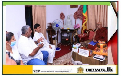 The Chief Prelate of Ramanna Maha Nikaya appreciates government’s decision to inform the religious leaders about the Port City Bill