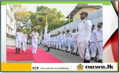 Chief of Naval Staff of India leaves the island concluding official visit