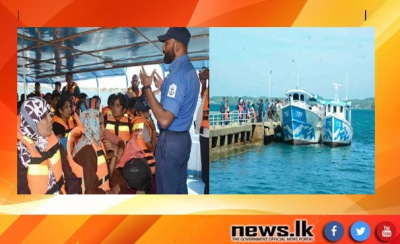 Navy resumes cruises to visit Trincomalee harbour and Pigeon Island, Nilaveli