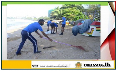 Navy ensures cleanliness of beaches through continuous beach cleaning drives