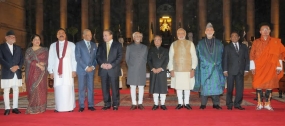 Heads of State Pose for a Photograph with India&#039;s New Prime Minister