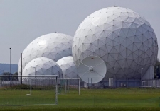This July 8, 2013 picture shows the monitoring base of BND, Germany's foreign intelligence agency, in Bad Aibling, near Munich. German weekly “Der Spiegel” reports that BND eavesdropped on calls made by U.S. Secretary of State John Kerry and his predecessor Hillary Clinton.