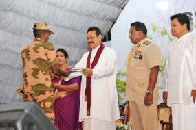 President hands over Pension Letters to CDF Personnel