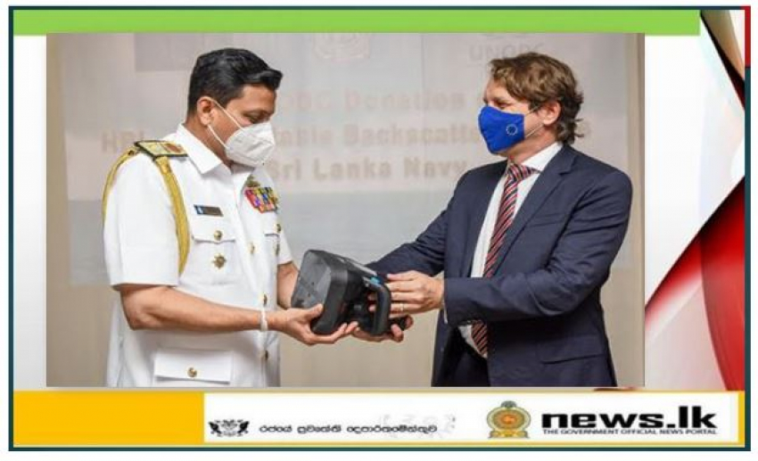 Europe Union (EU) and United Nations Office on Drugs and Crime (UNODC) provides Portable Backscatter X-ray Machines to Navy
